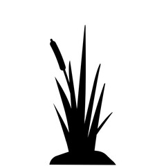 Obraz premium Lake Swamp Bush Silhouette