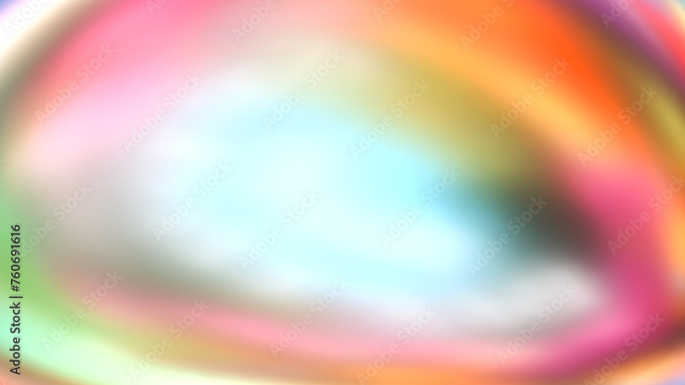 Poster iridescent holographic texture background. 3d rendering