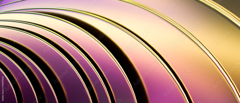 Poster iridescent holographic texture background. 3d rendering