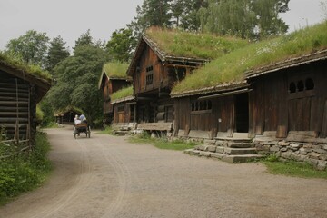 Norway, old farm house