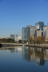 Fototapeta na wymiar Imperial Palace in Tokyo
