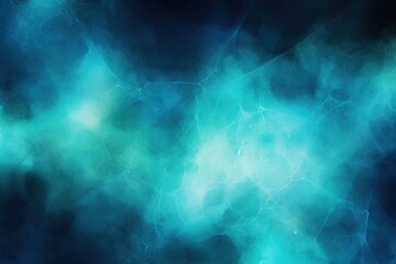 Cyan ghost web background image, in the style of cosmic graffiti - obrazy, fototapety, plakaty