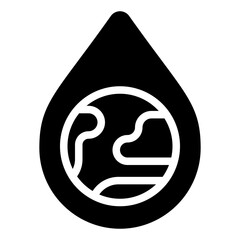 Water Globe line icon