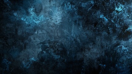 Obraz na płótnie Canvas Grunge Background Texture in the Colors Black and Blue created with Generative AI Technology