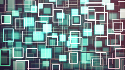 Offset Quad Generative Art Background Art Illustration