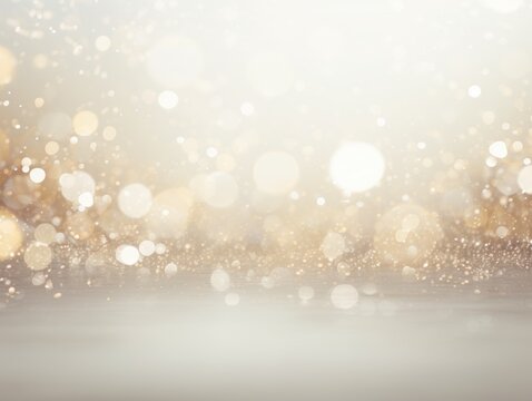 Ivory christmas background with background dots, in the style of cosmic landscape
