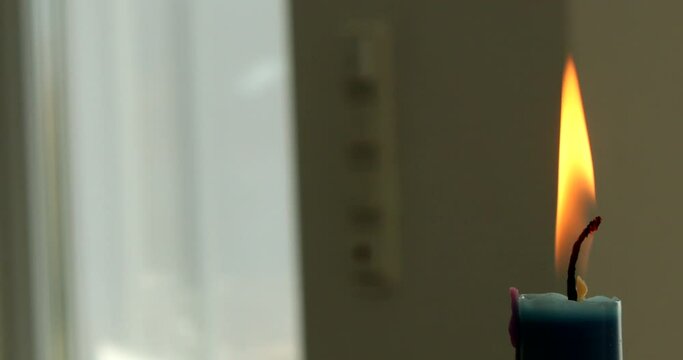 Candle light for relaxation. Pleasant light color creates a harmonious atmosphere