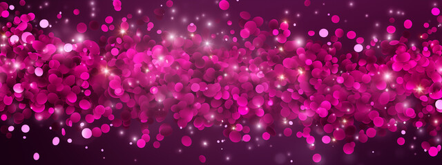 Obraz premium Roseate Tinted Love Heart Confetti Burst