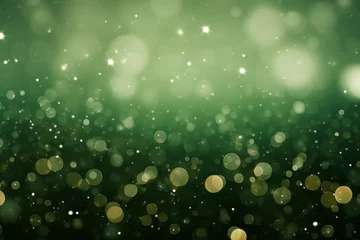 Fototapeten Khaki christmas background with background dots, in the style of cosmic landscape © Zickert