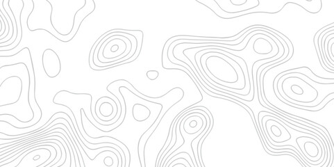 Pattern with lines and dots The stylized height of the topographic map contour in lines and contours isolated on transparent. Black and white topography contour lines map isolated on white background.