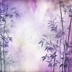 lilac bamboo background with grungy texture