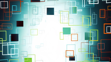 Offset Quad Generative Art Background Art Illustration