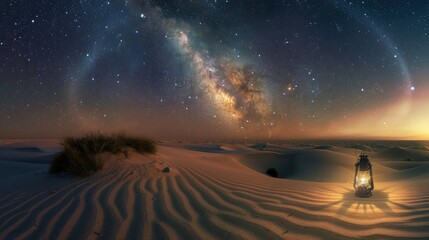 Illuminating Solitude Beneath the Milky Way
