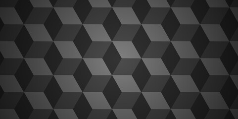 Abstract black and gray style minimal blank cubic. Geometric pattern illustration mosaic, square and triangle wallpaper.	
 - obrazy, fototapety, plakaty