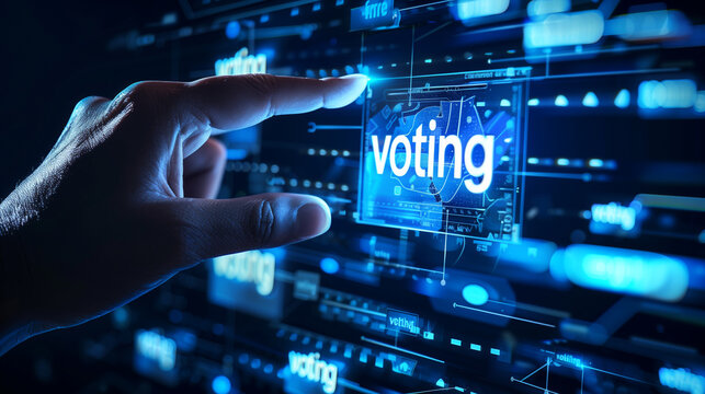 secure e voting concept