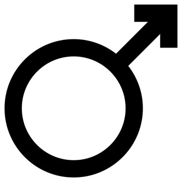 male sign icon, simple vector design