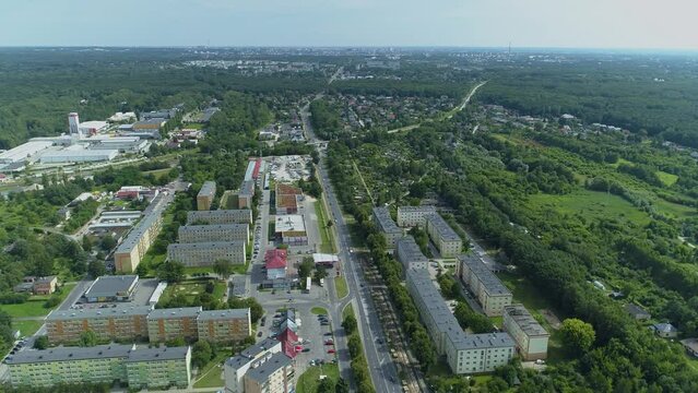 Beautiful Panorama Zgierz Aerial View Poland