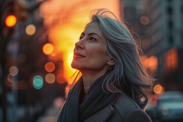 Portraits of Joyful Mature Women Embracing Life