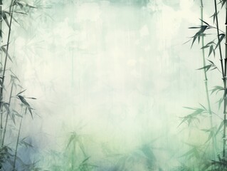 mint bamboo background with grungy text