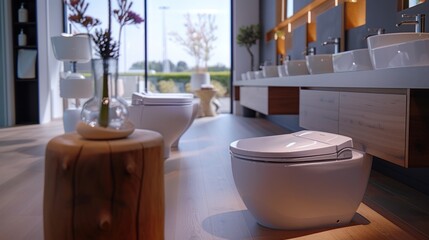 White clean innovation comfortable flush toilet