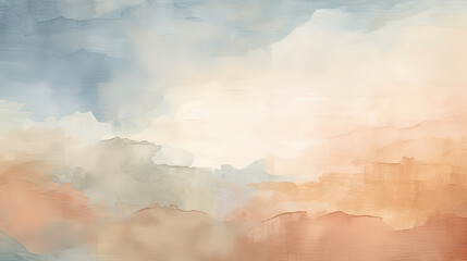 Pleasing abstract background with soft pastels, faded blues, and warm sepia tones, inspired by a nostalgic color palette, sense of sentimental beauty Background Ai Generative  - obrazy, fototapety, plakaty