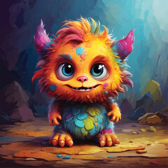Colorful Baby Troll