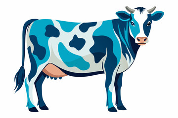 water-color-simple-cow-vector .