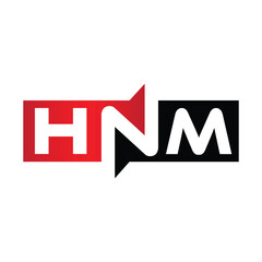 Fototapeta premium HNM Monogram Initial Letters Logo