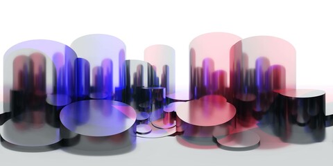 Environment map. HDRI map. Equirectangular projection. Spherical panorama. Abstract background, Abstract cubes background, multicub background, square abstraction
