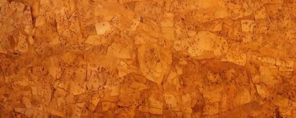 Orange cork wallpaper texture, cork background