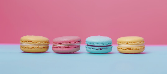 Pastel Delights: Colorful Macarons Collection