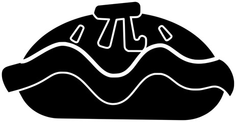 pie illustration slice silhouette cake logo food icon dessert outline pi sweet piece day pastry delicious blueberry cream fruit shape berry bakery baked for vector graphic background