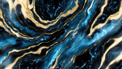 abstract black and blue marble textured background