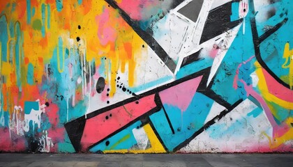 graffiti wall abstract background not real photo idea for artistic pop art background backdrop