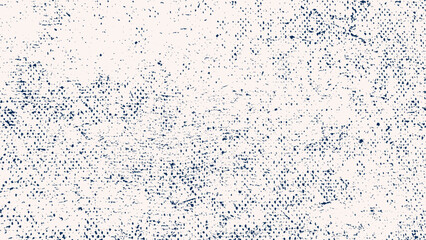 Grunge Black and White Distress Texture. Vector Illustration Ink print background. Fine grain texture. Monochrome texture. Vector grunge overlay texture. Abstract monochrome effect wall Background - obrazy, fototapety, plakaty