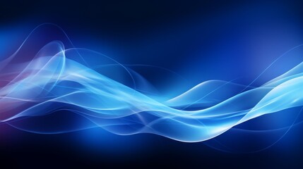 Fototapeta na wymiar Blue Abstract Line Energy With Shockwave