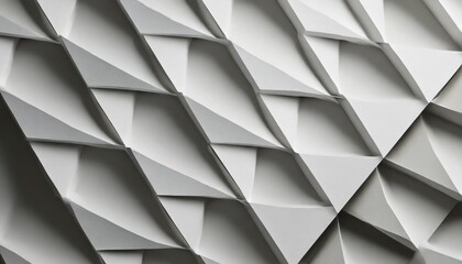 random shifted white triangle background wallpaper banner pattern with copy space