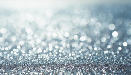 glitter background in pastel delicate silver and white tones de focused - obrazy, fototapety, plakaty