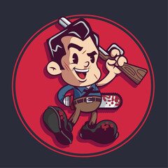 person with a hammer