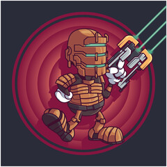 illustration of an background with a fire