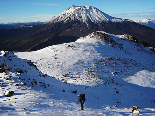 hermosa vista del volcán Lonquimay, Chile
