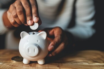 Savings Concept with Piggybank - 760750269