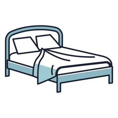 bead sofa and light vector illustration