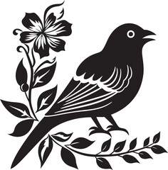 Petal Plumage Aesthetic Pigeon Logo Design Serene Soaring Vector Floral Pigeon Emblem