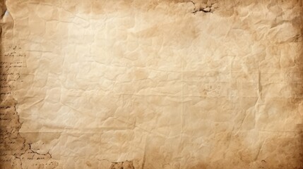 Old parchment paper sheet ancient vintage texture background
