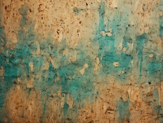 Teal cork wallpaper texture, cork background