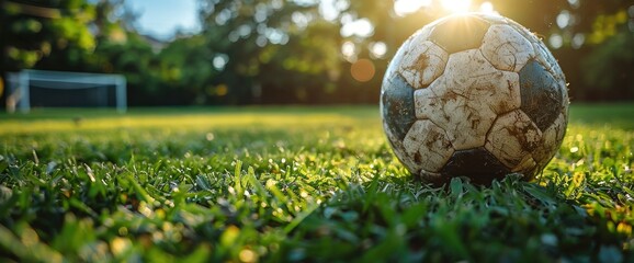 A dynamic scene captures the exhilarating sight of a dog dribbling a soccer ball with skill and finesse, his playful antics bringing joy to the game