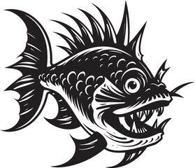 Dreadful Deliverer Evil Fish Symbolism Cursed Crawler Angular Creature Icon