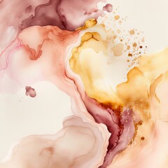 Abstract fluid painting