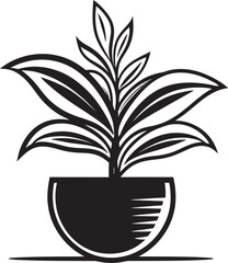 Leafy Luxe Wide Leaves Icon Design 